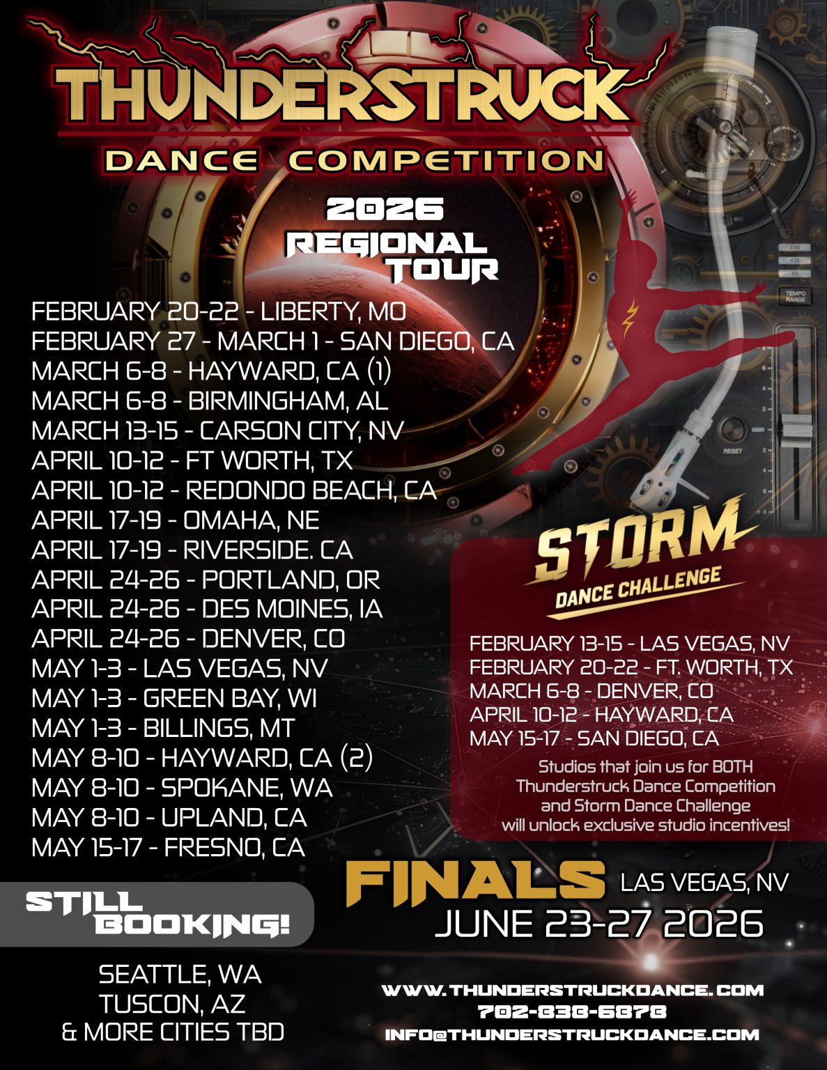 2026 TOUR - Thunderstruck Dance Competition